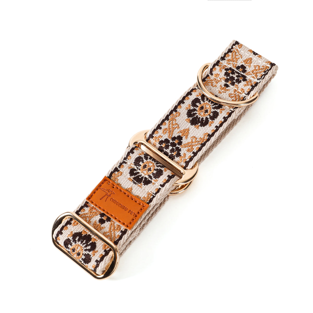 Embroidered Pet Collar Adjustable Small-Large Dog Accessories