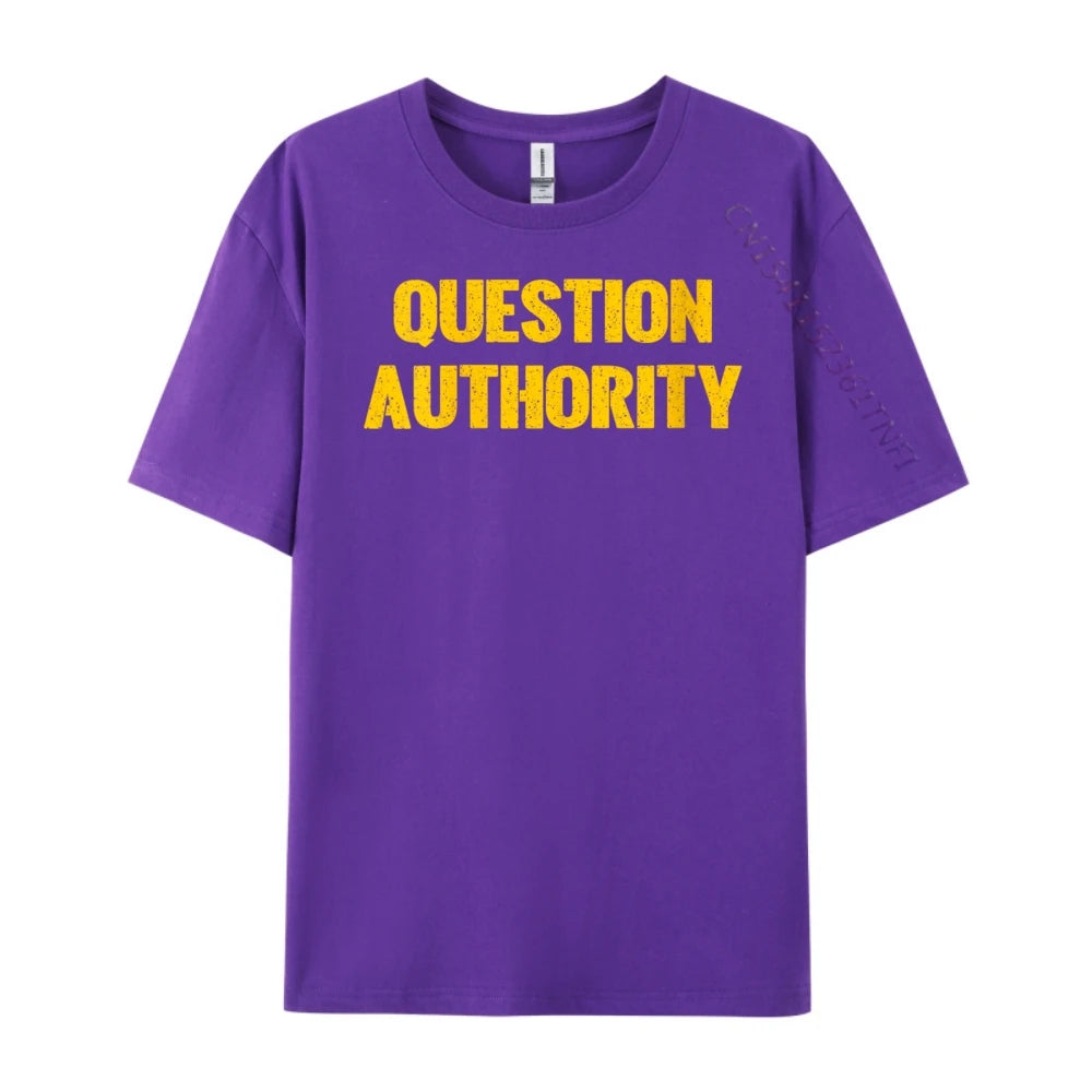 Question Authority Men's T-Shirts