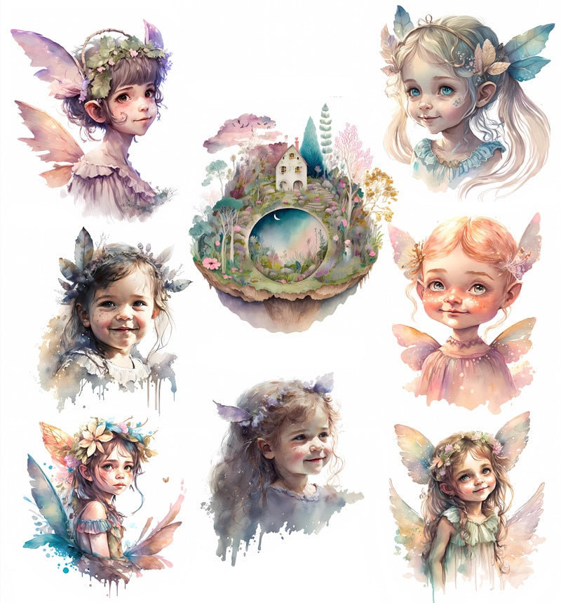 Forest Magic Elf Stickers Crafts And Scrapbooking Stickers