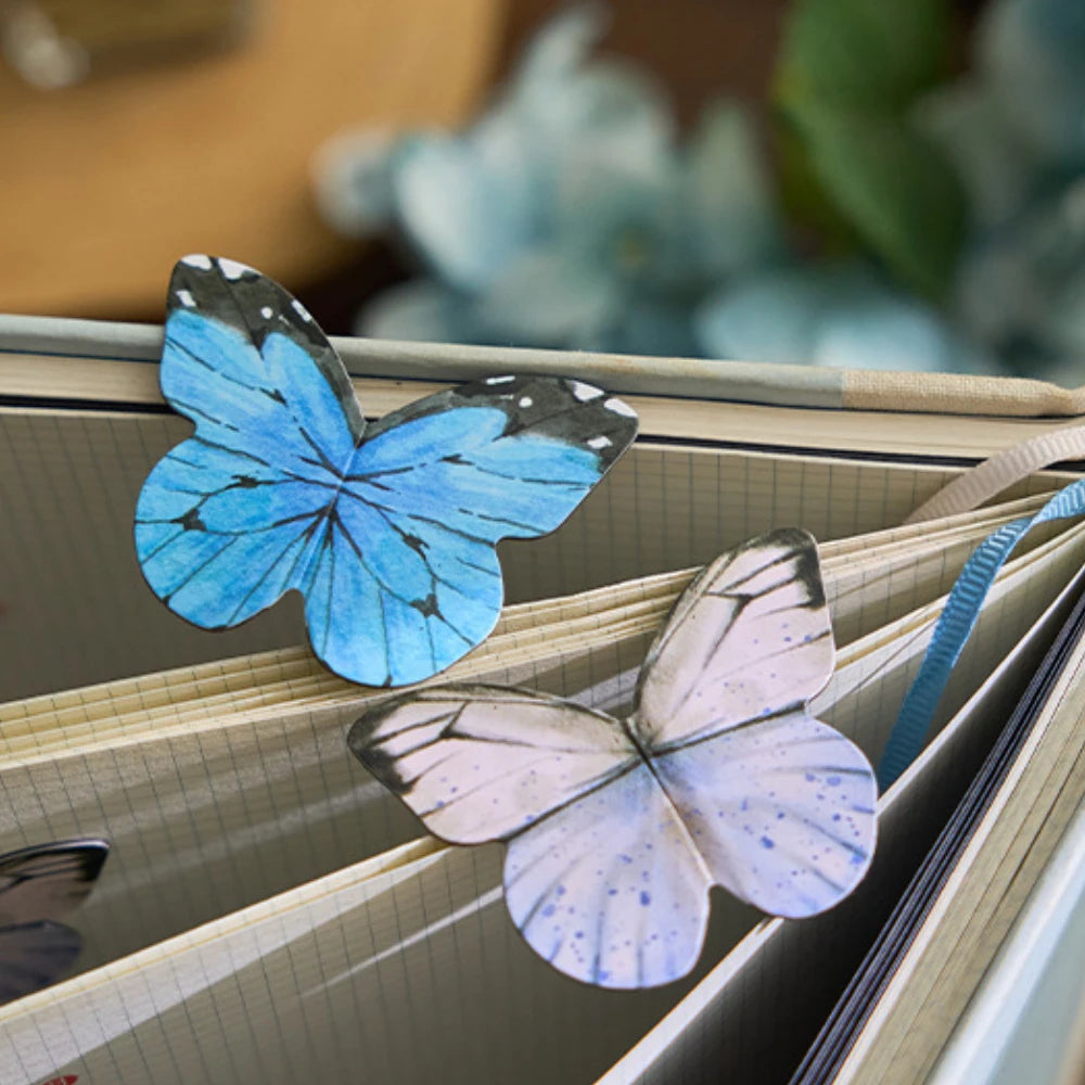 Set of 4 Butterfly Bookmarks Magnetic Page Holder