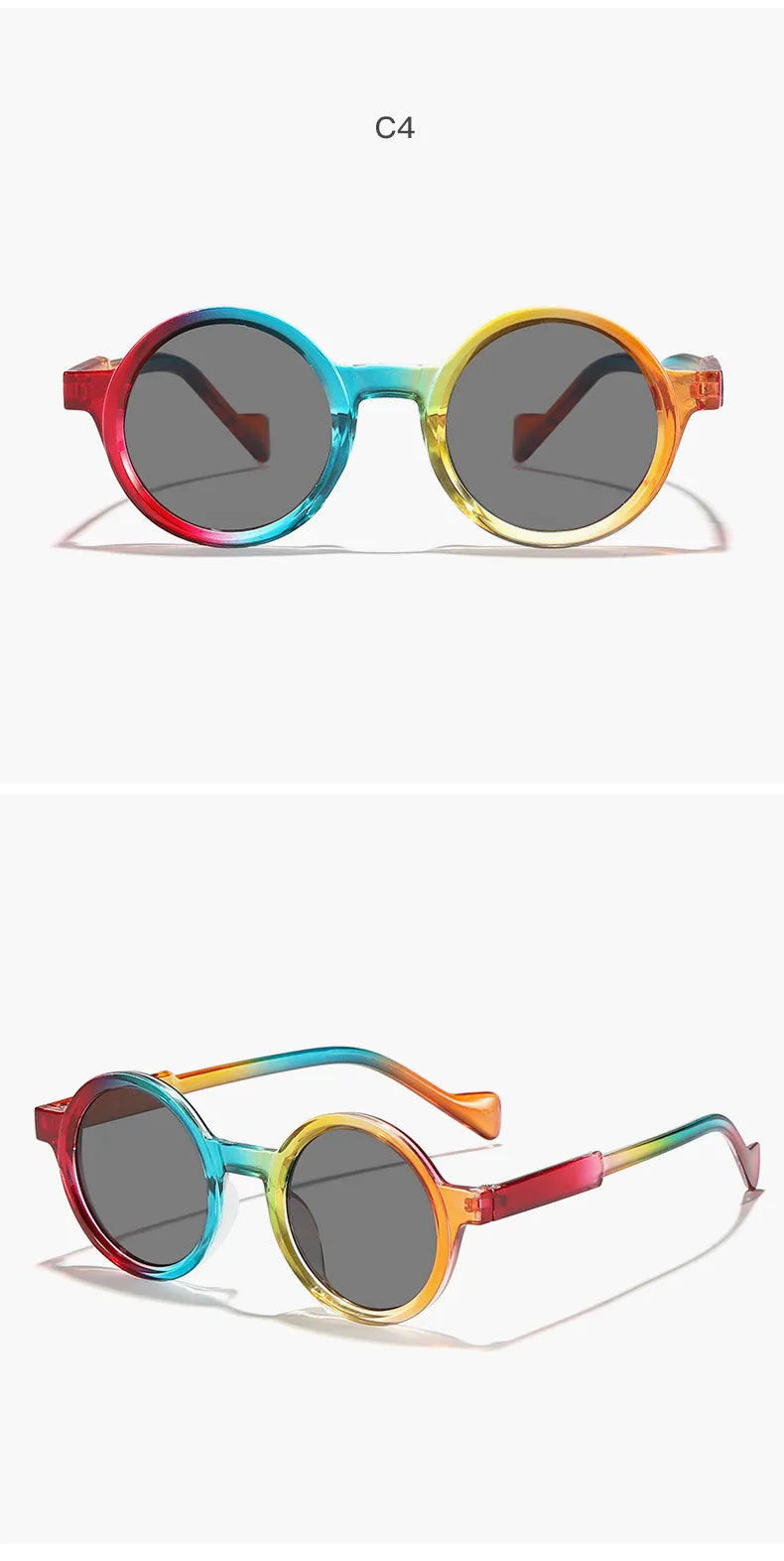 Rainbow Round Sunglasses UV400