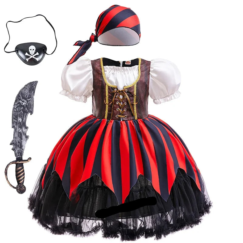 Pirate Captain Jack Sparrow Cosplay Costume Dress Up
