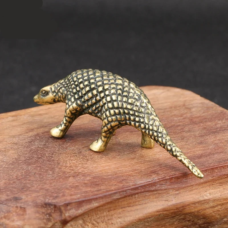 Copper Dinosaurs Figurines Tea Pets