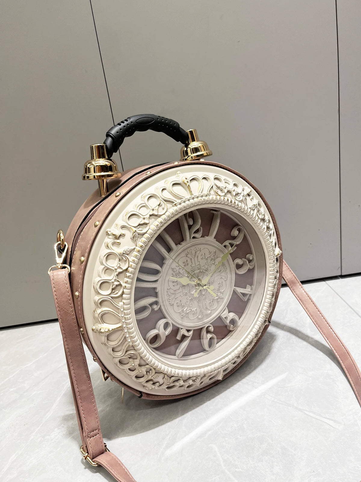 Steampunk Station Clock Handbags Shoulder Bags