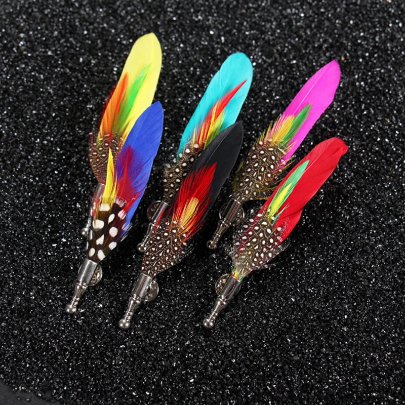 Feather Lapel Pins