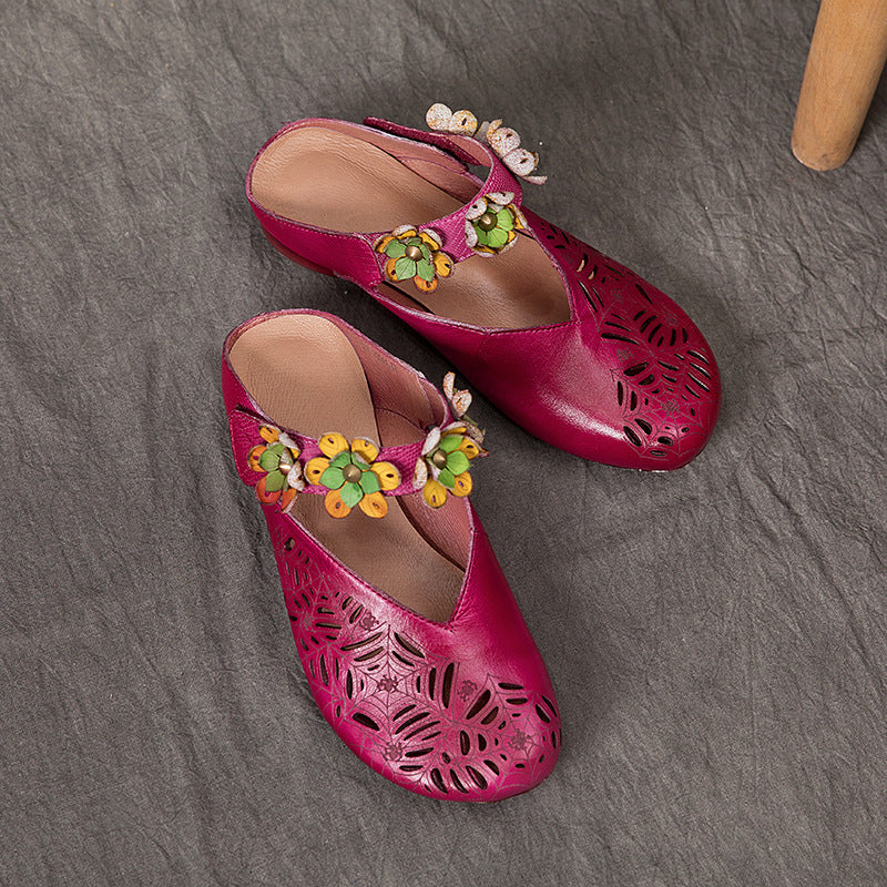 Trollkvinna Maret's Genuine Leather Moccasins Sandals