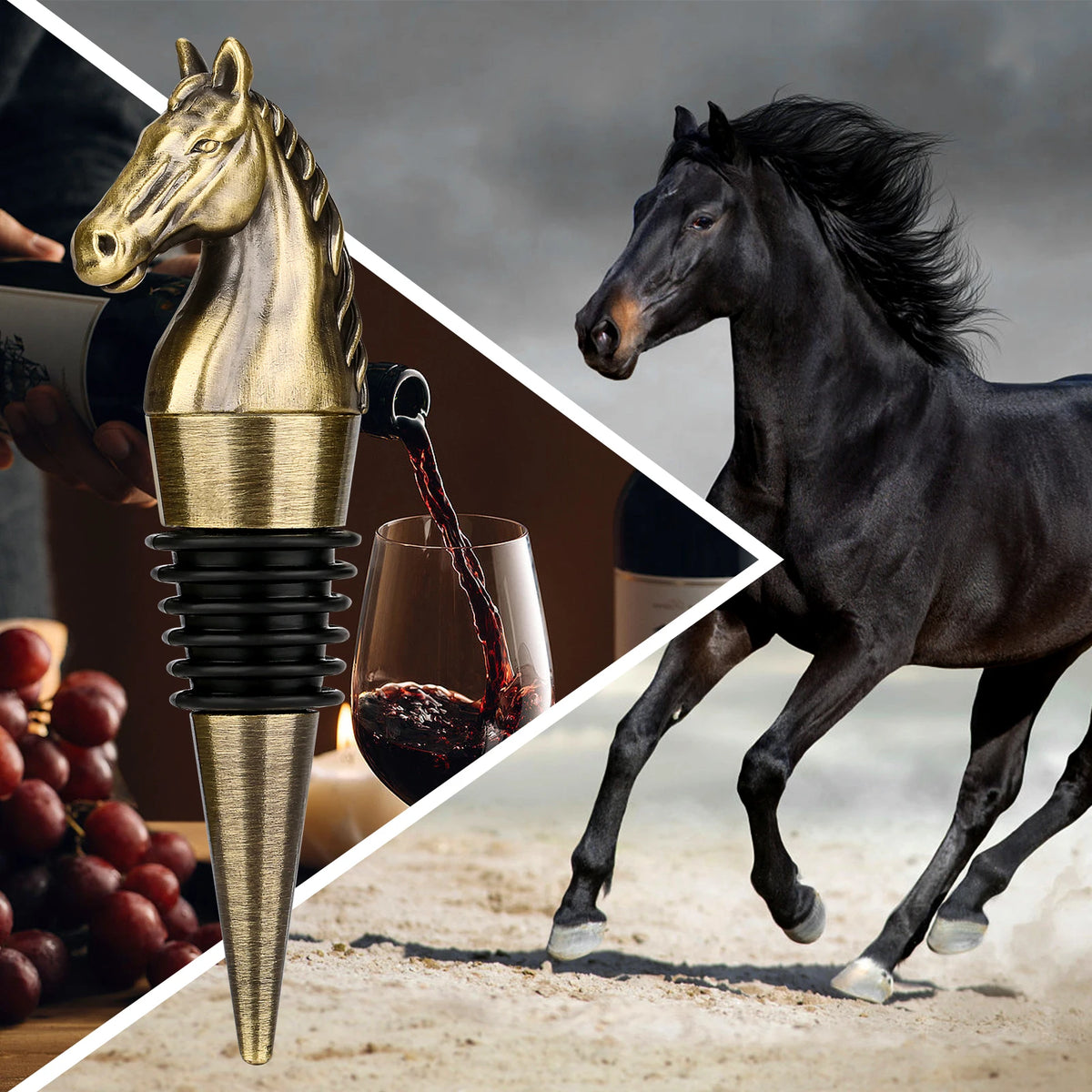 Horse Wine Bottle Stopper