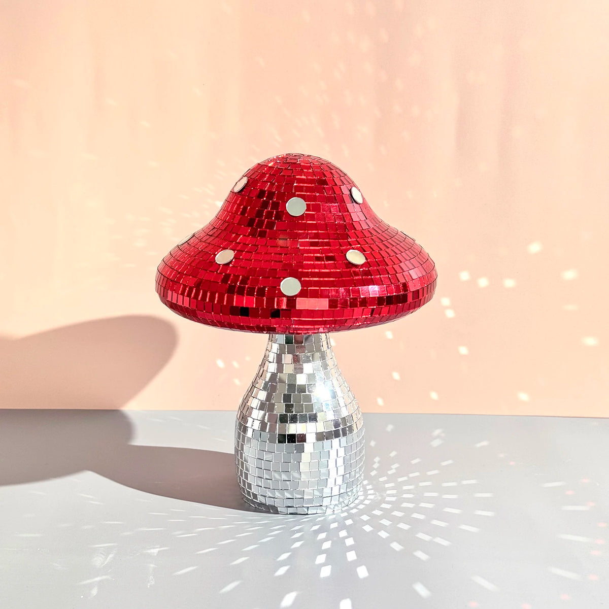 Disco Mushroom Mirror Ball Ornament Home Decor