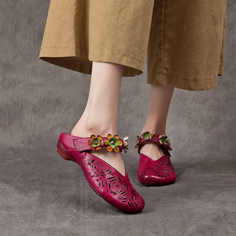 Trollkvinna Maret's Genuine Leather Moccasins Sandals