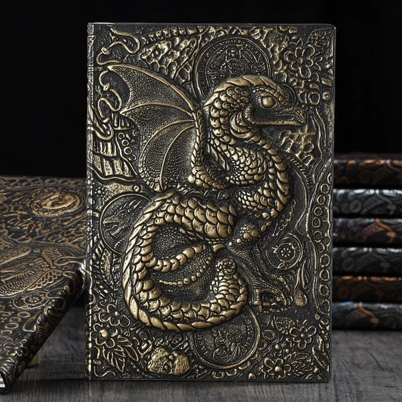 Flying Dragon Embossed Notebook
