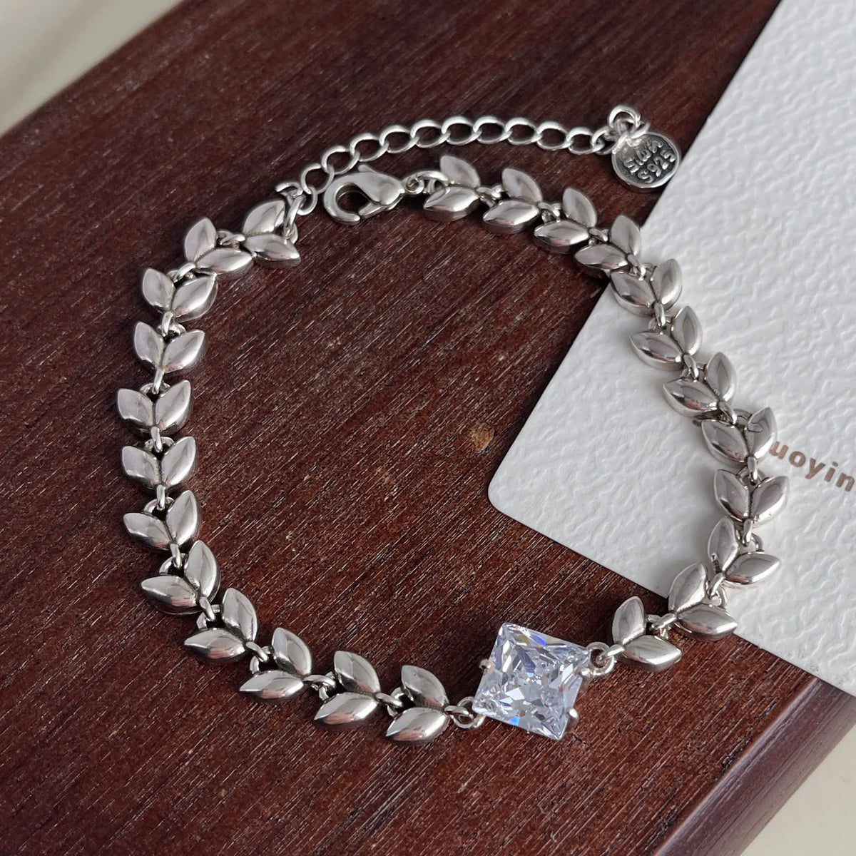 Flower Chain 925 Sterling Silver Metal Bracelets