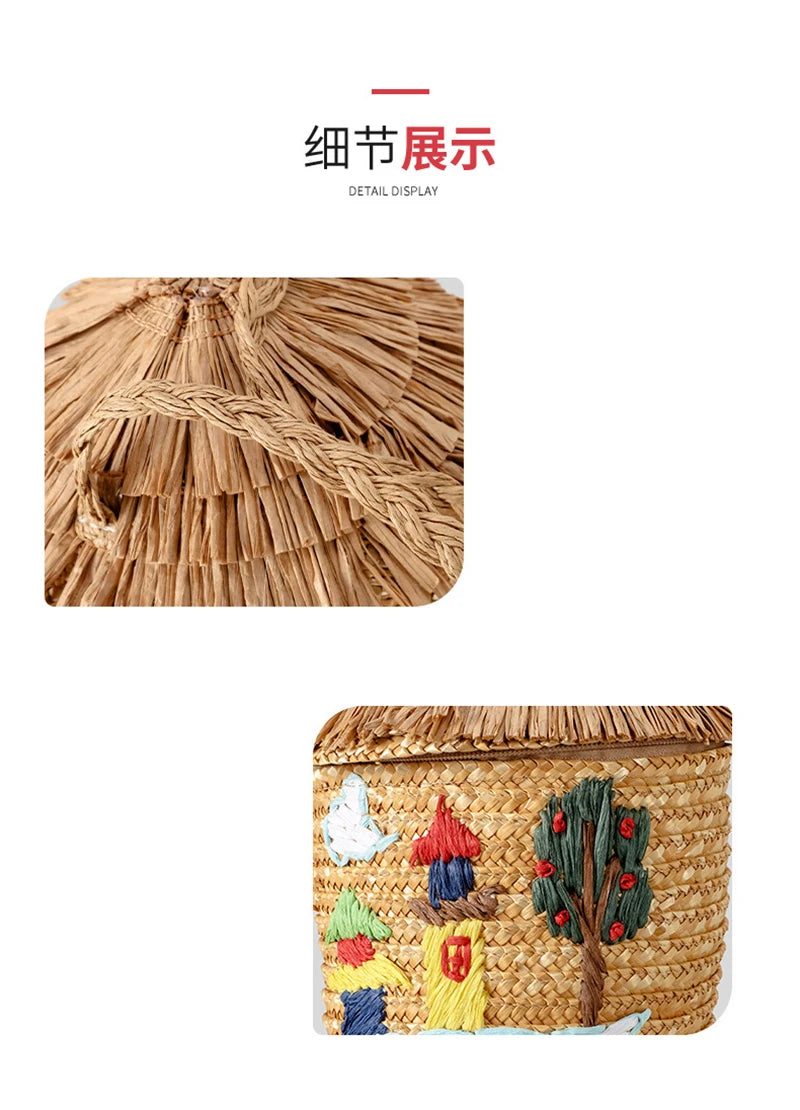 Handmade Paper Woven Cottage Handbags
