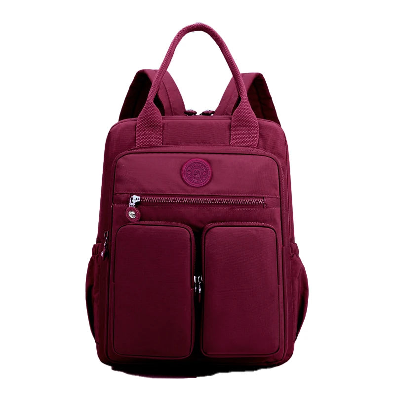 14 Colour Fun Backpacks Waterproof Zipper Multi-pockets Travel School Laptop Bags