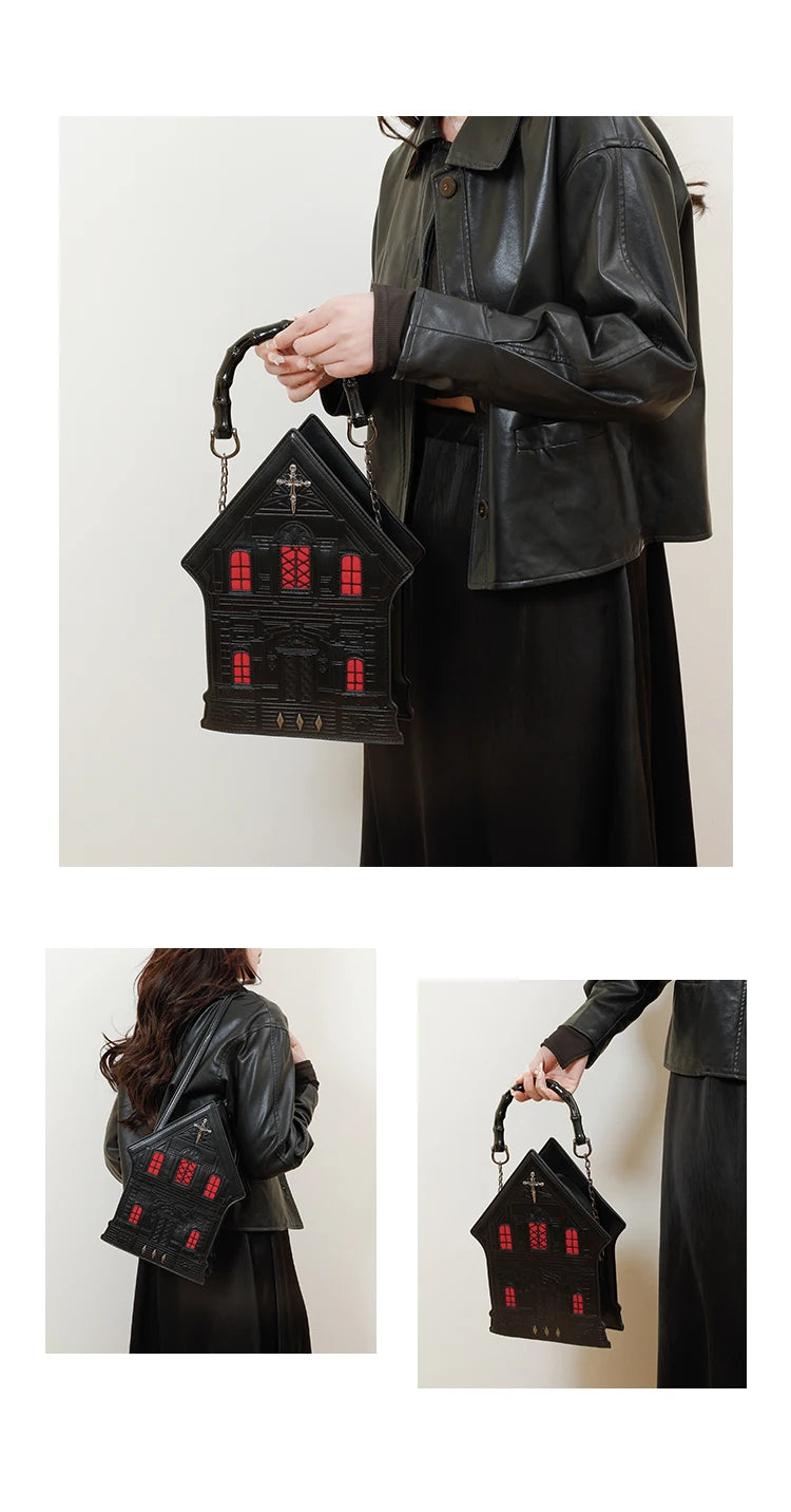 Haunted House Crossbody Bag