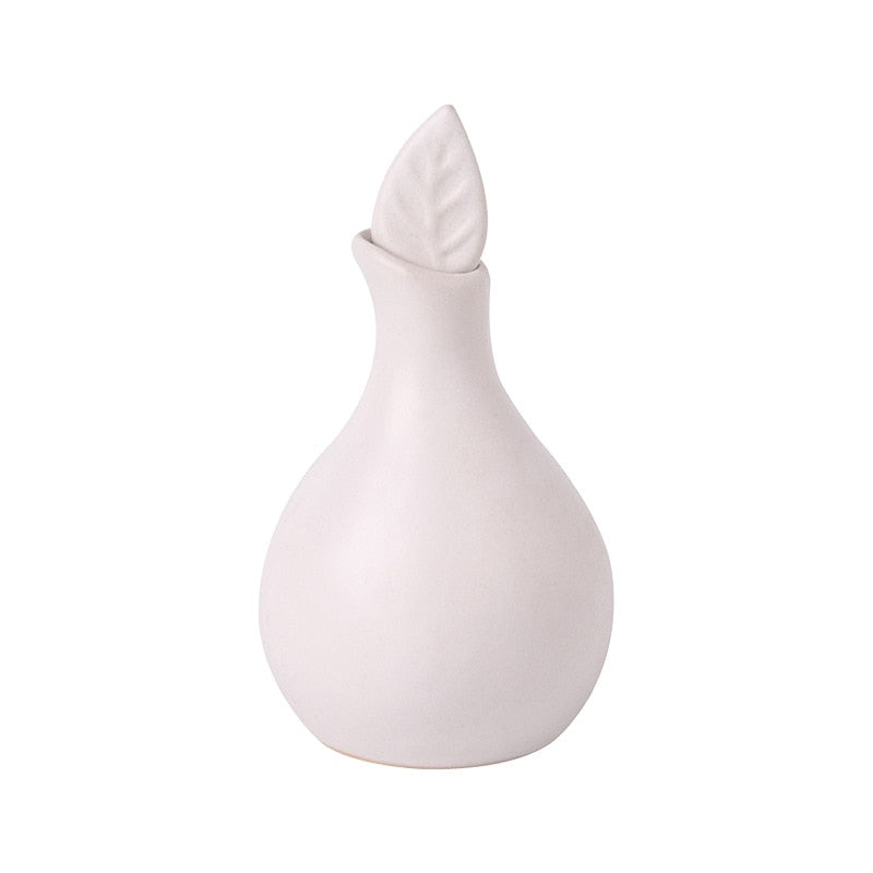 Leaf Cracked Glaze Essential Oil Pots 100ml Ceramic Aromatherapy Scented Home Decor Bottle