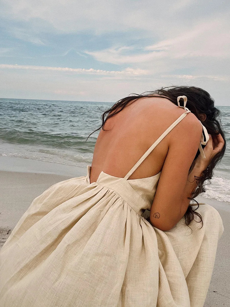 Eden's Cotton Linen Dress