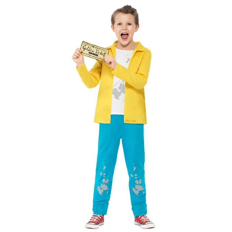 Willy Wonka Charlie and the Chocolate Factory Oompa Loompa Cosplay Book Week Halloween Costumes
