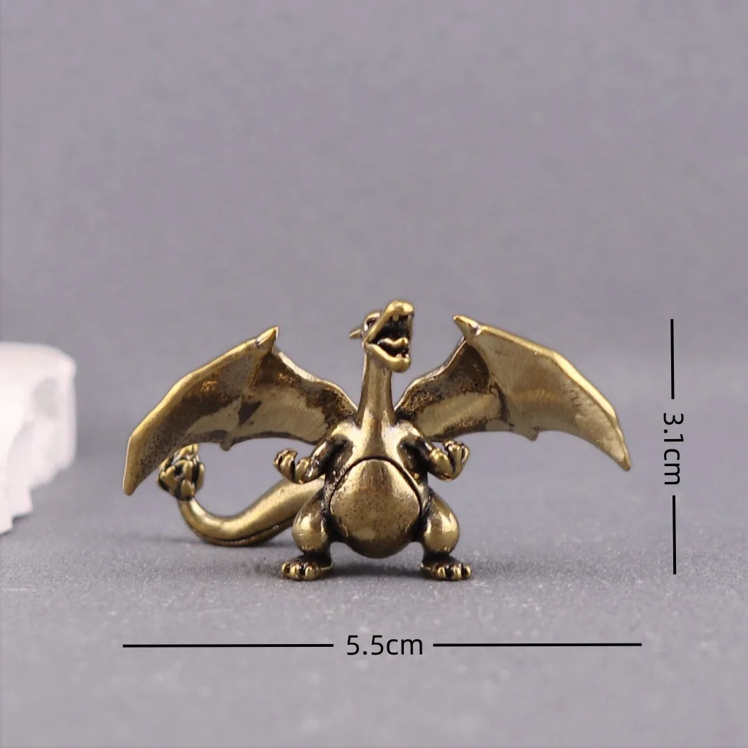 Flying Dragon BrassFigurines Tea Pet