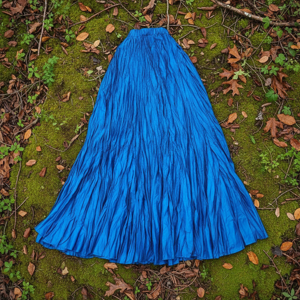 Crush Pleated Long Maxi Skirt Summer 15 Colours