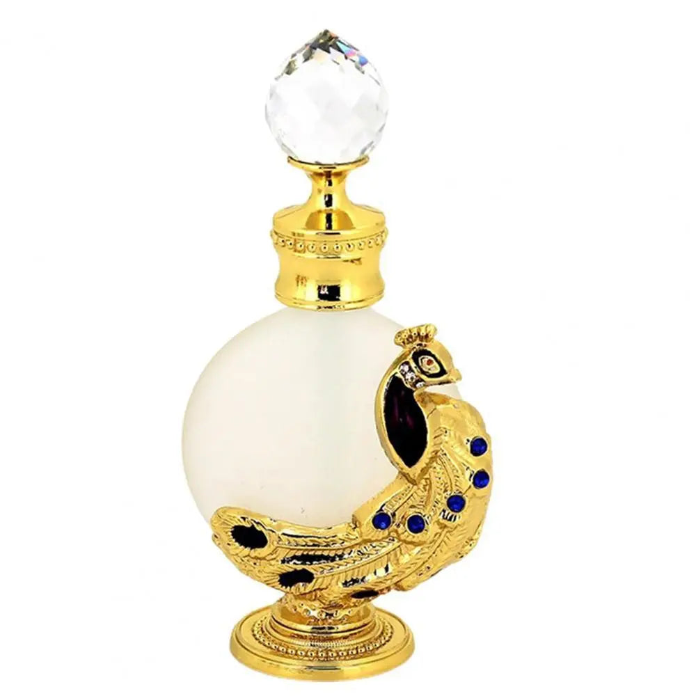 Peacock Perfume Bottle Refillable Essential Oils Potions Bottle