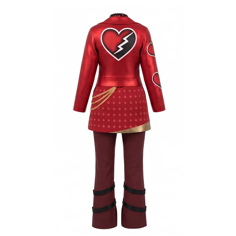 Red Descendants Wicked Wonderland Cosplay Set Halloween Costume