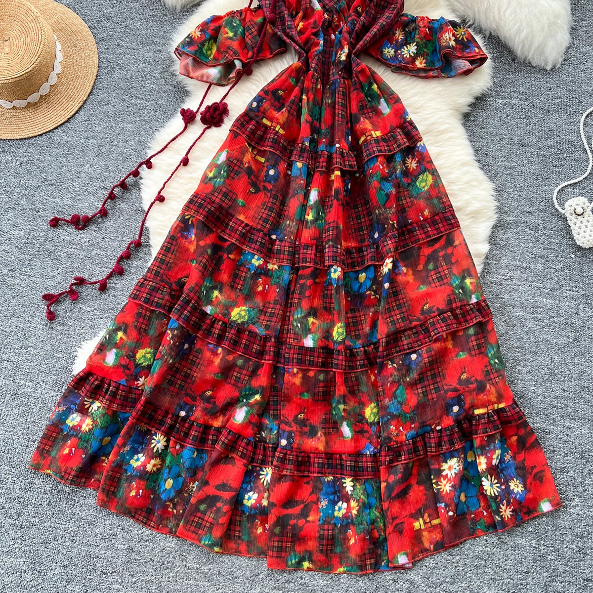 Fiesta Plaid Dress