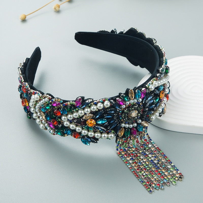 Palace Wear Pearl Tassel Headband