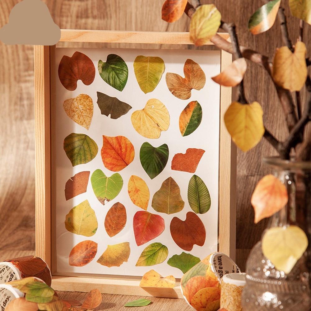 Fallen Leaves Stickers Washi Tape