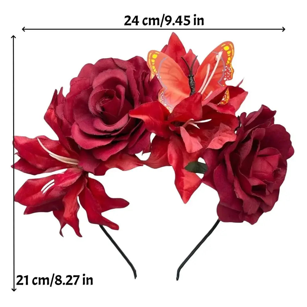 Butterfly Rose Floral Fascinators