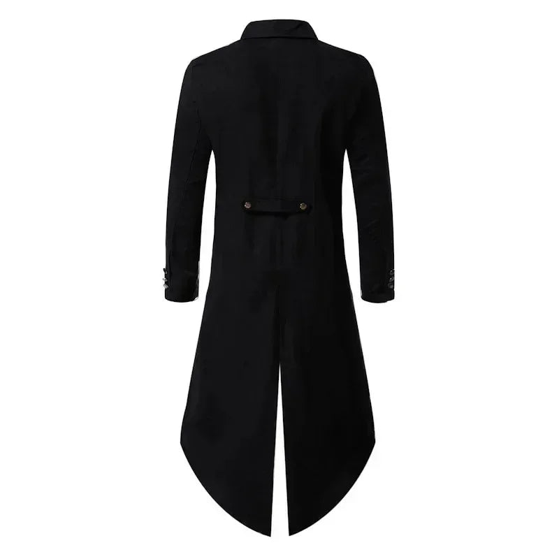 Purple Red Green Black Gothic Tailcoat Jacket Victorian Cosplay Costume Coat