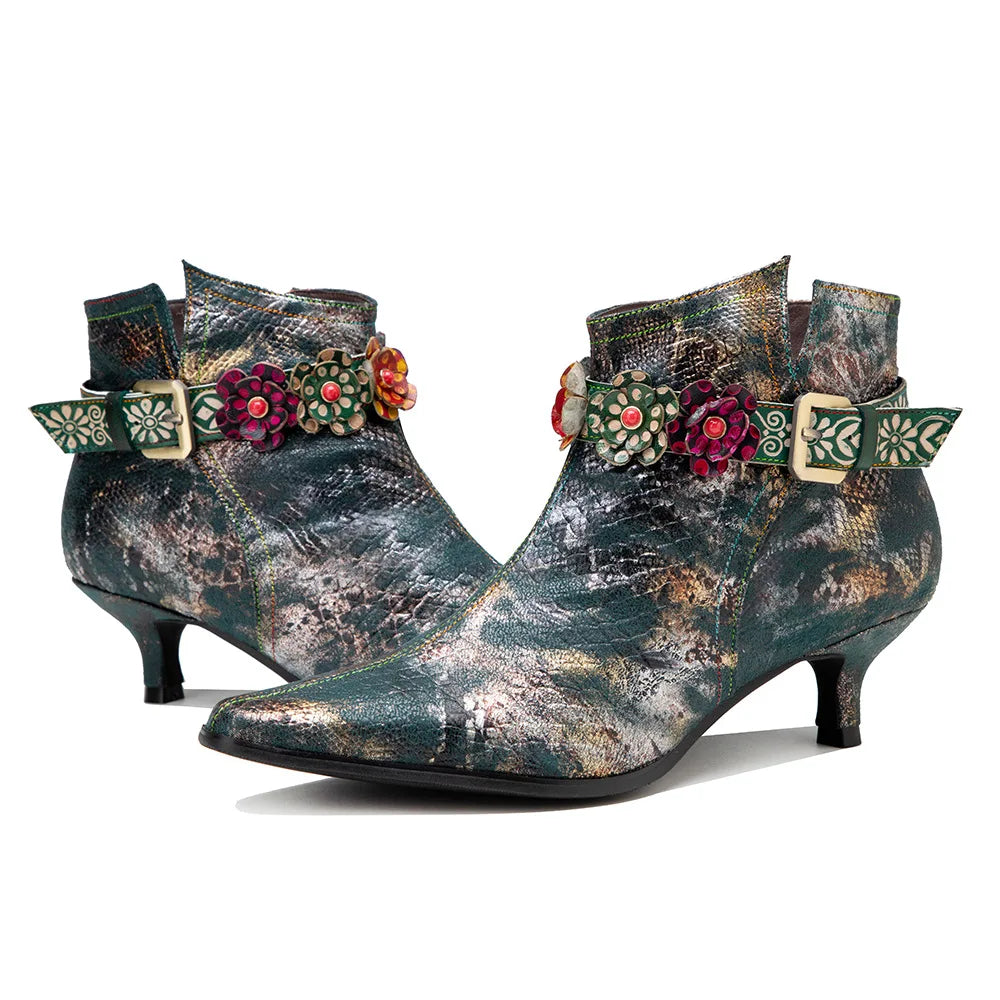 Tesora's Pointy Toe Ankle Booties