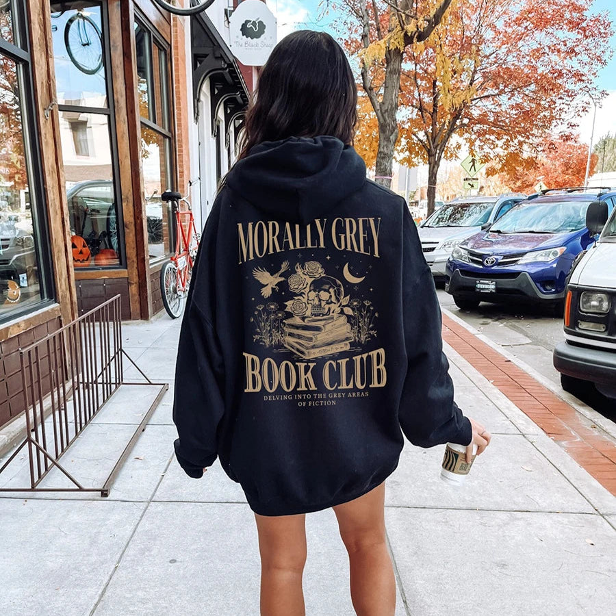 Morally Grey Book Club Sweater Unisex Book Lover Sweatshirt