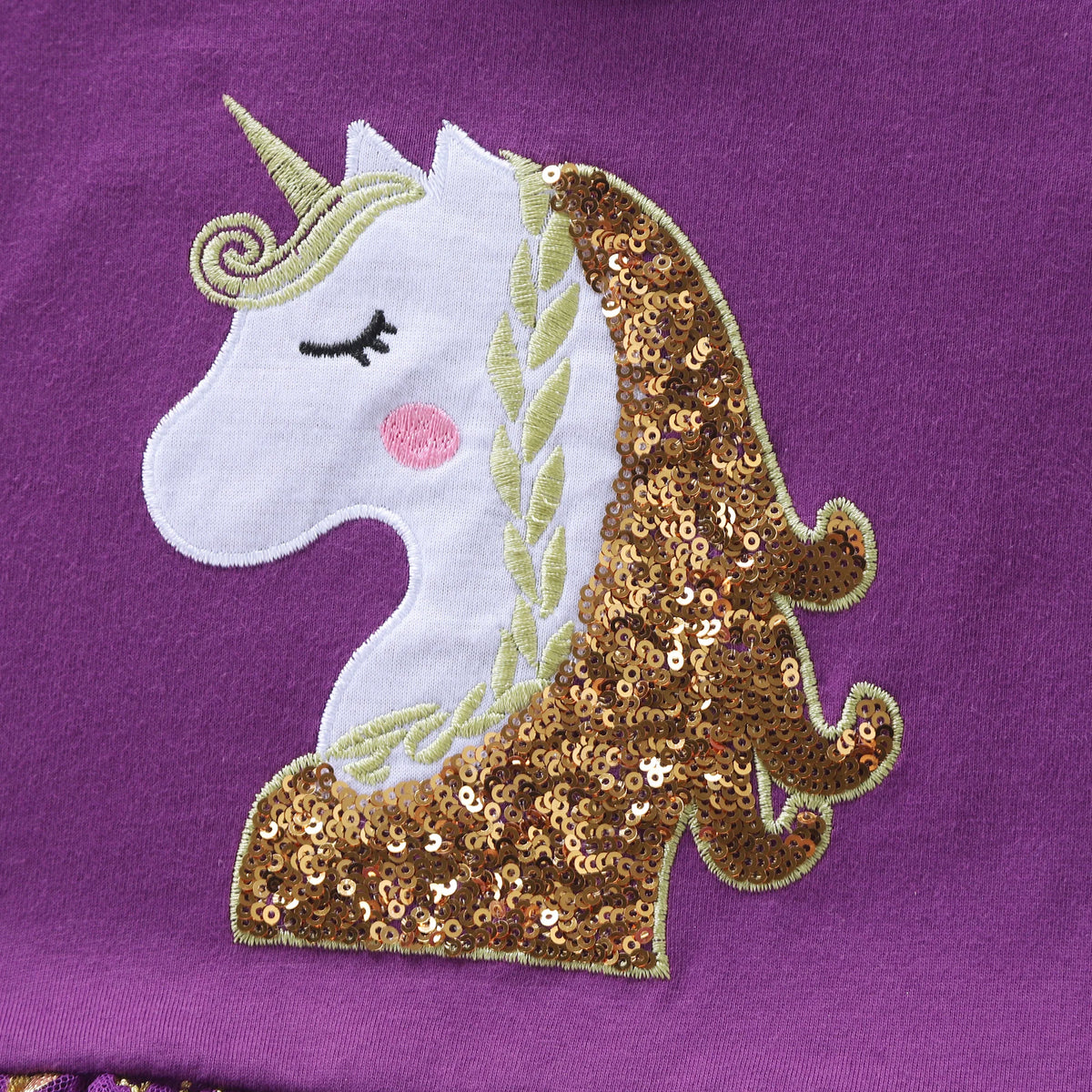 Girls' Long Sleeve Unicorn Dresses