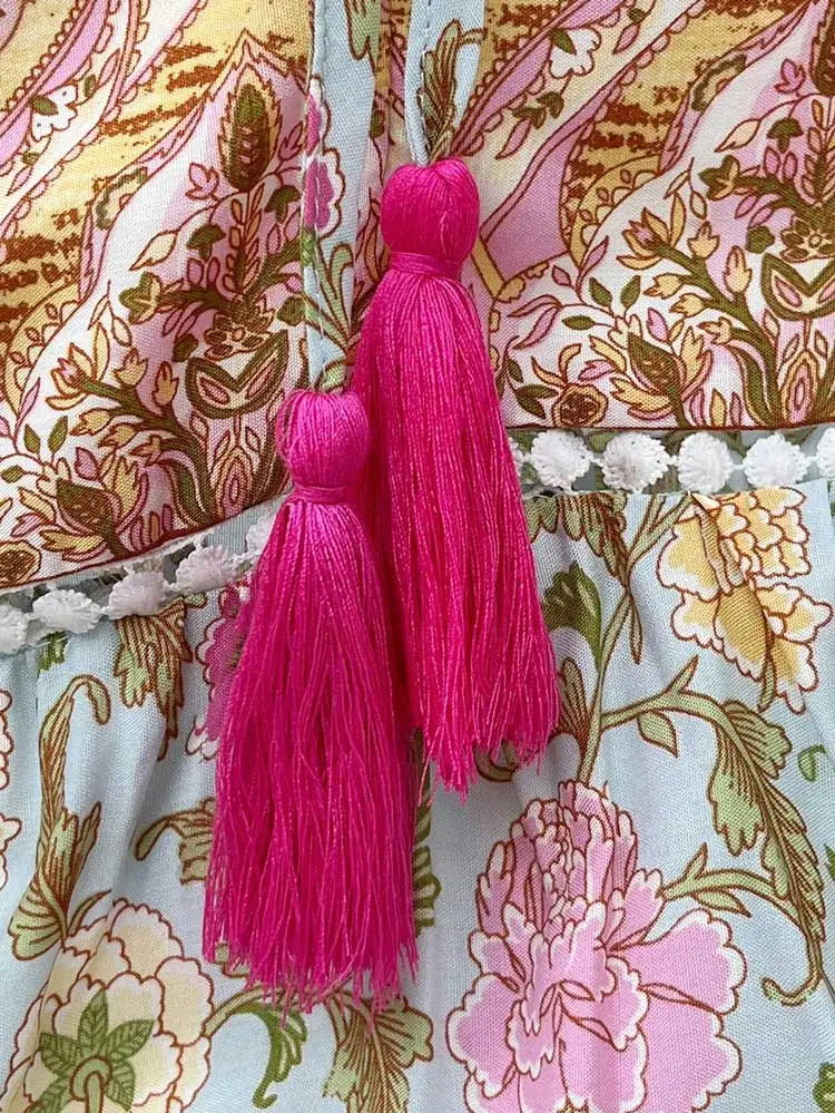Elitzia's Boho Bae Mini Dress