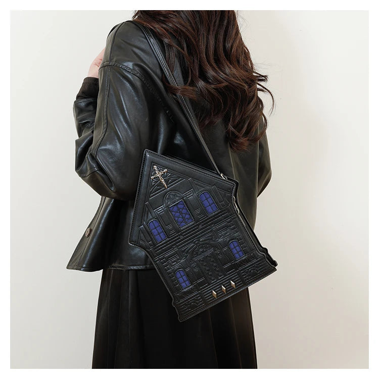 Haunted House Crossbody Bag