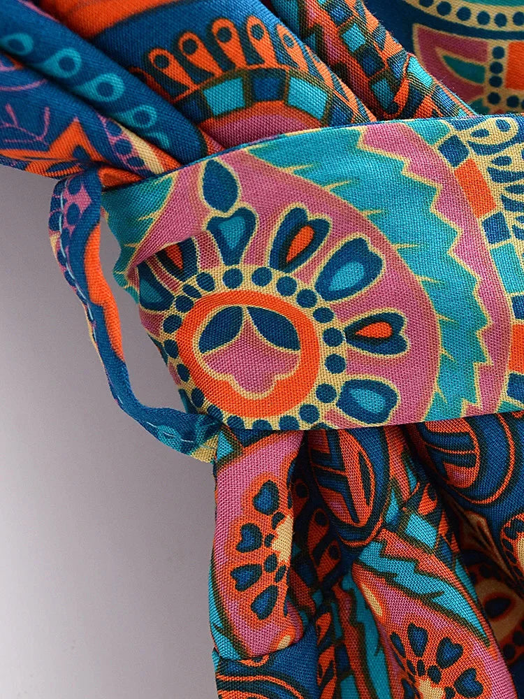 Iyka's Long Boho Kimono Robe