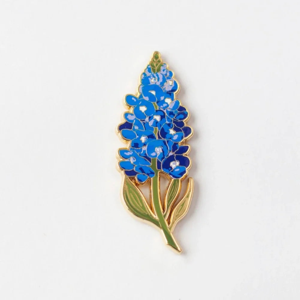 Wildflower Botanical Enamel Pins Badges