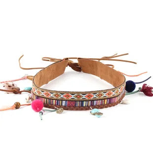 Cowrie Shell Hat Band Belts