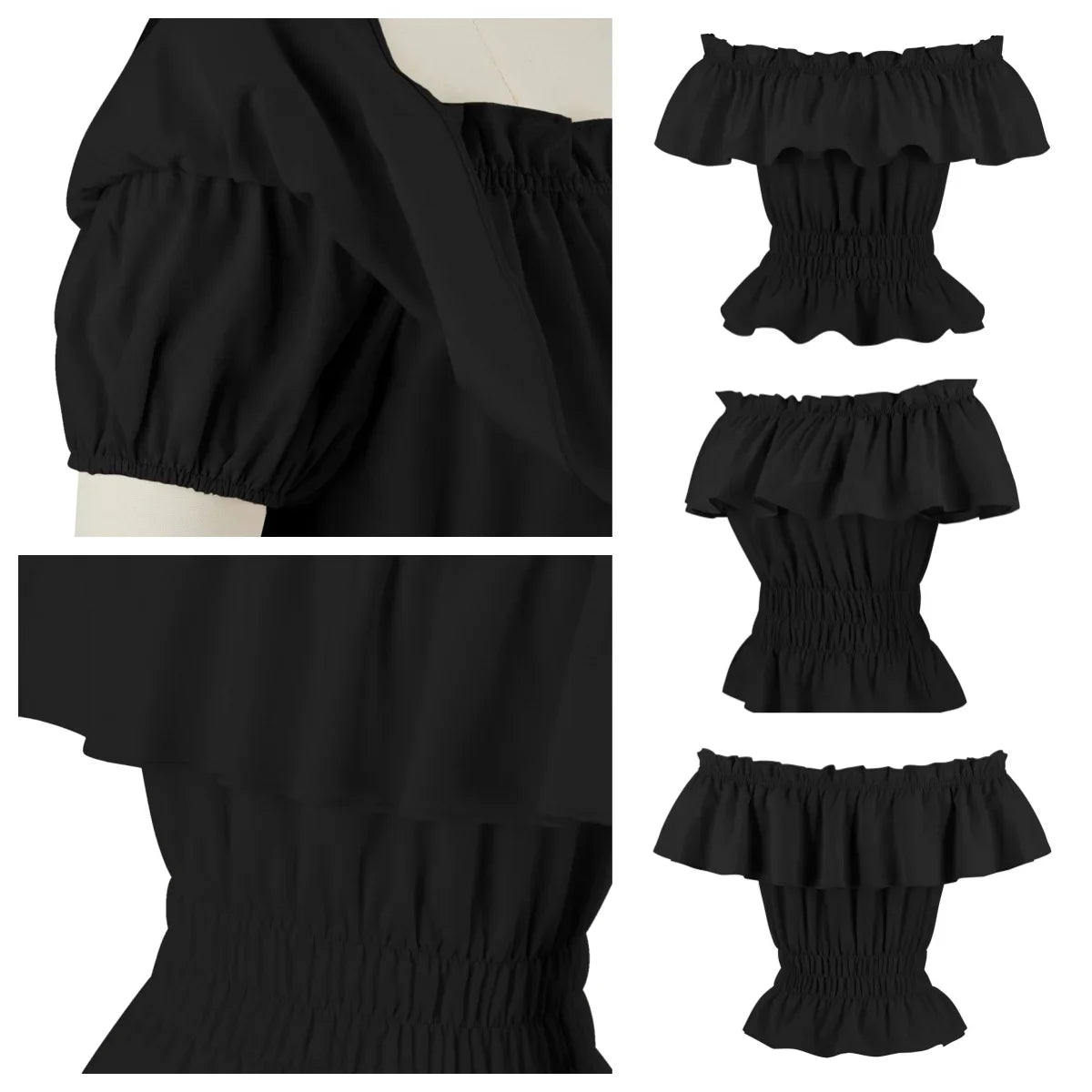 Peasant Blouses Steampunk Renaissance Medieval Shirts