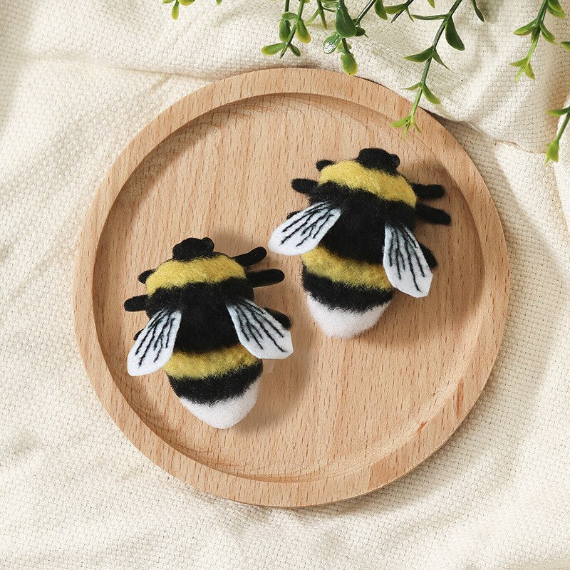 Cute Little Winged Critters Wool Felt Brooches DIY Craft Kits