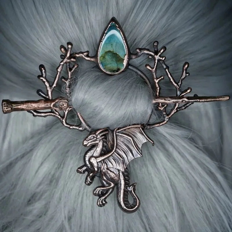 Dragon Moonstone Hairpin Hair Accessories
