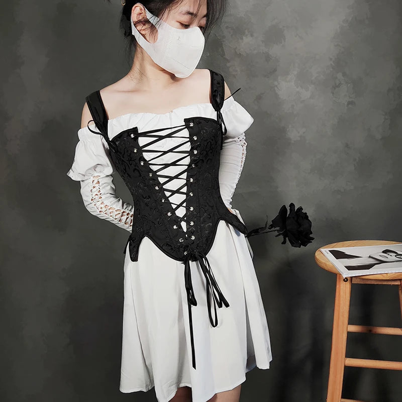 Pirate Jacquotte's Buxom Binder Lace Up Corset