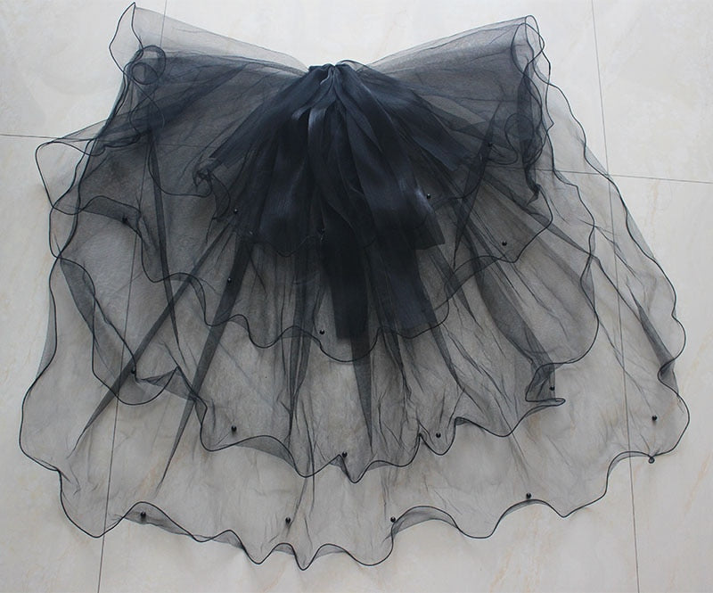Black or White Butterfly Wings Costume