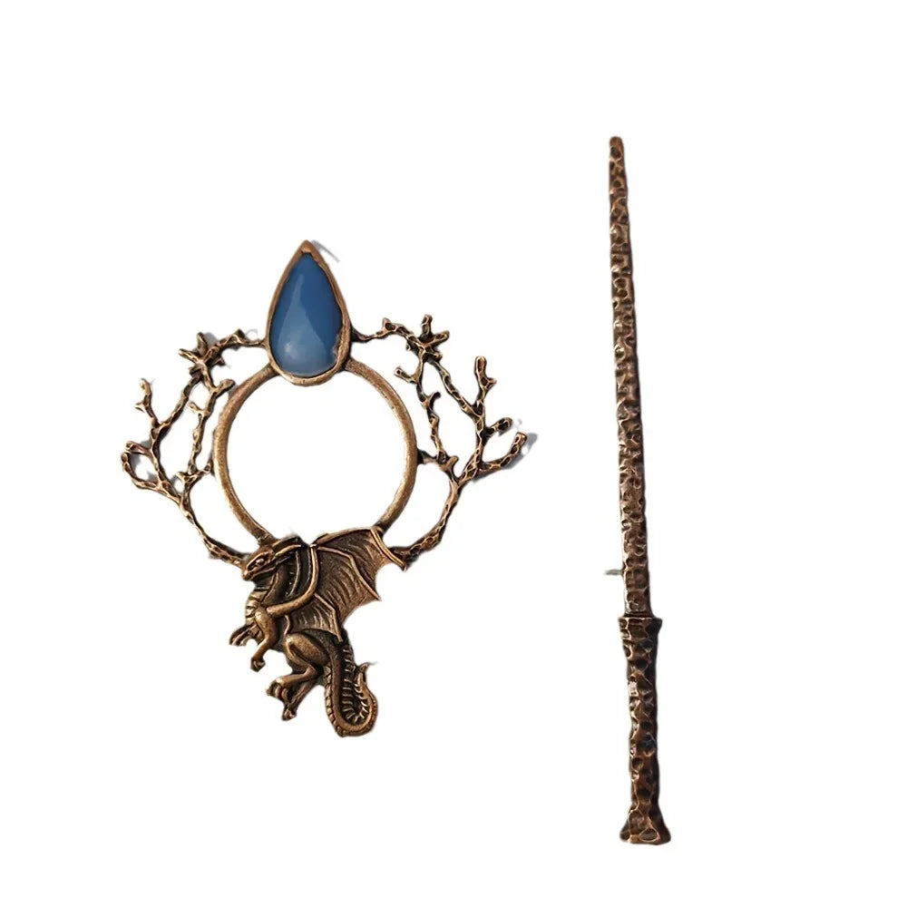 Dragon Moonstone Hairpin Hair Accessories