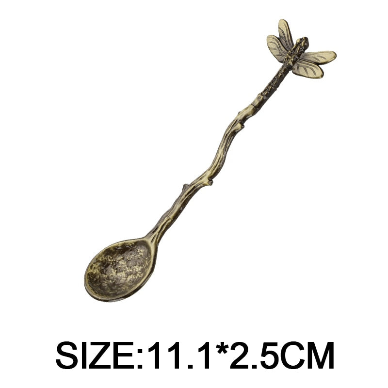 Dragonfly Branches Tea Coffee Spoons