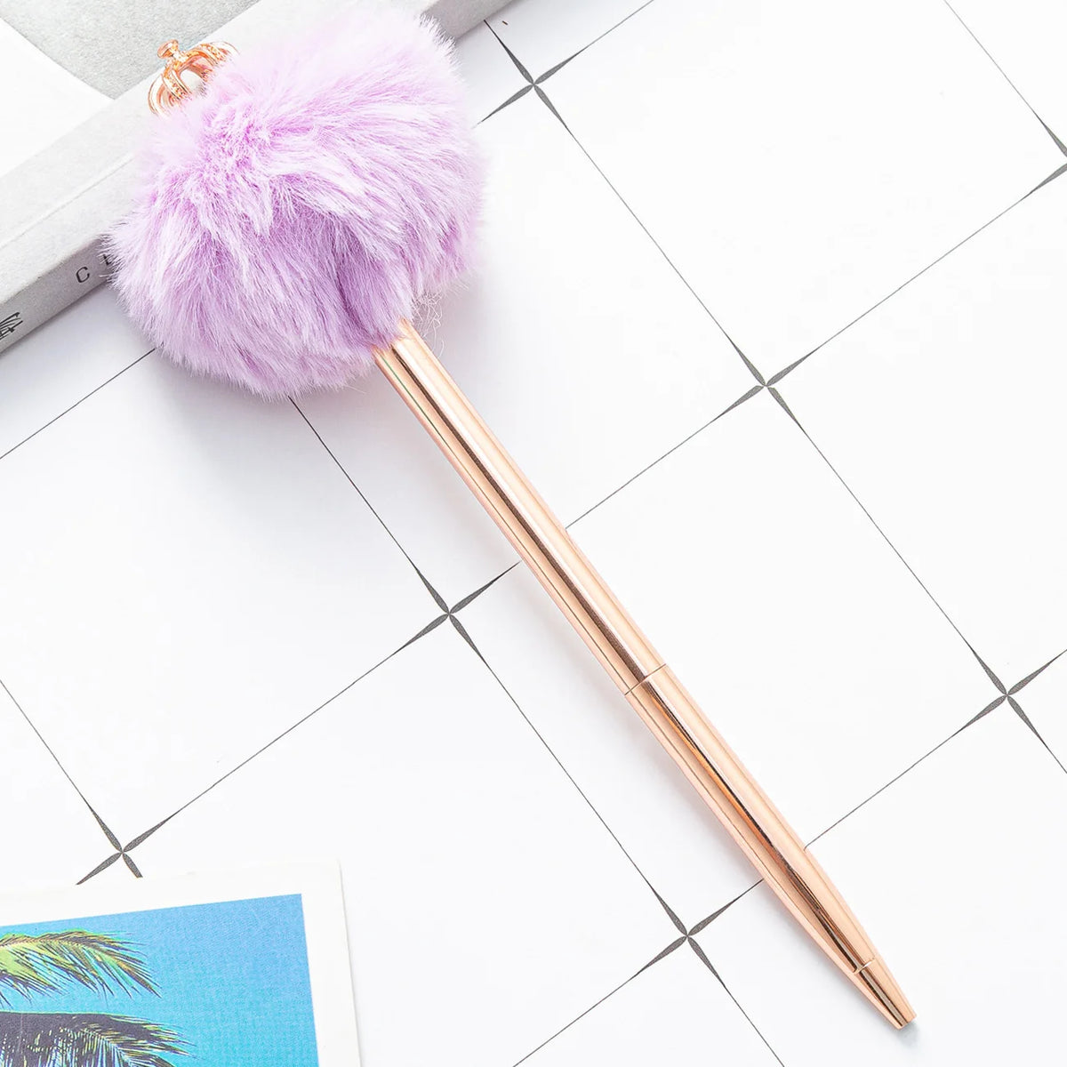 Princess Pompom Crown Ballpoint Pen