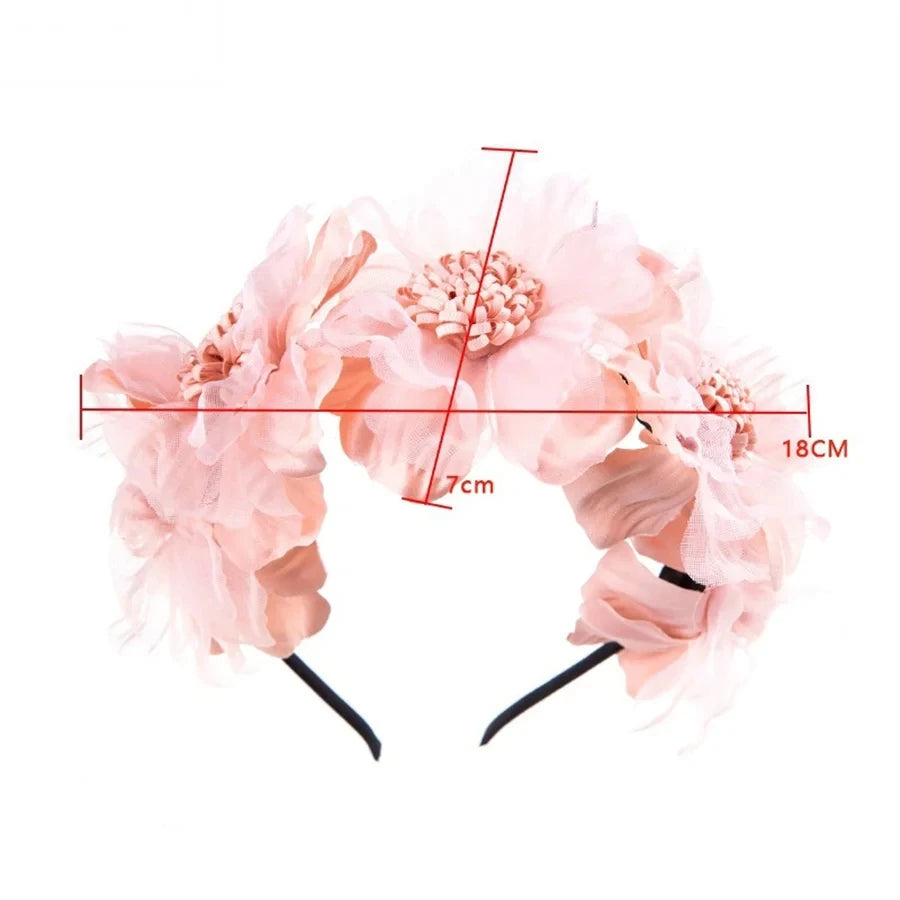 Bonny's Mesh Flower Headbands