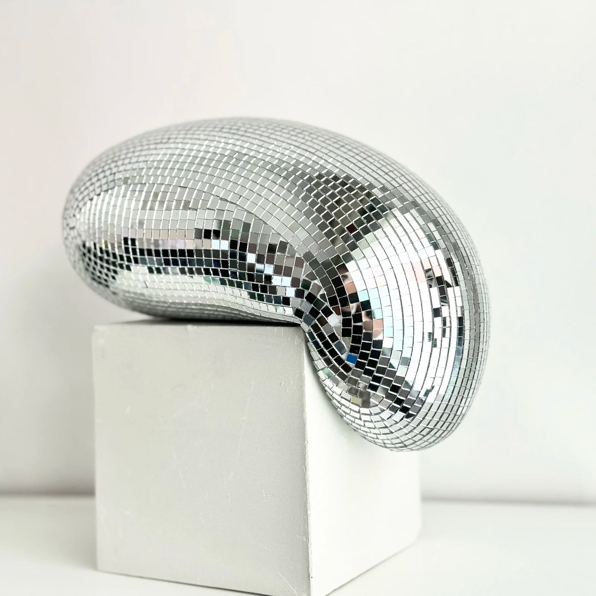 28cm Melted Disco Mirror Ball Funky Home Decor