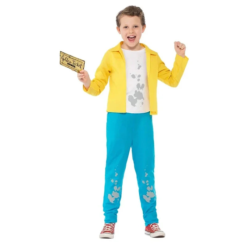 Willy Wonka Charlie and the Chocolate Factory Oompa Loompa Cosplay Book Week Halloween Costumes