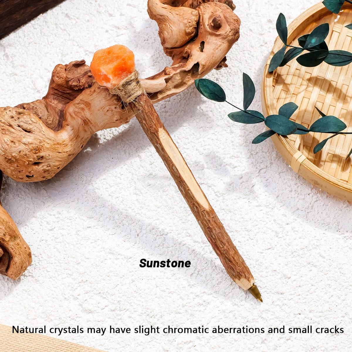 1PC Natural Crystal Rough Stone Magic Pencil
